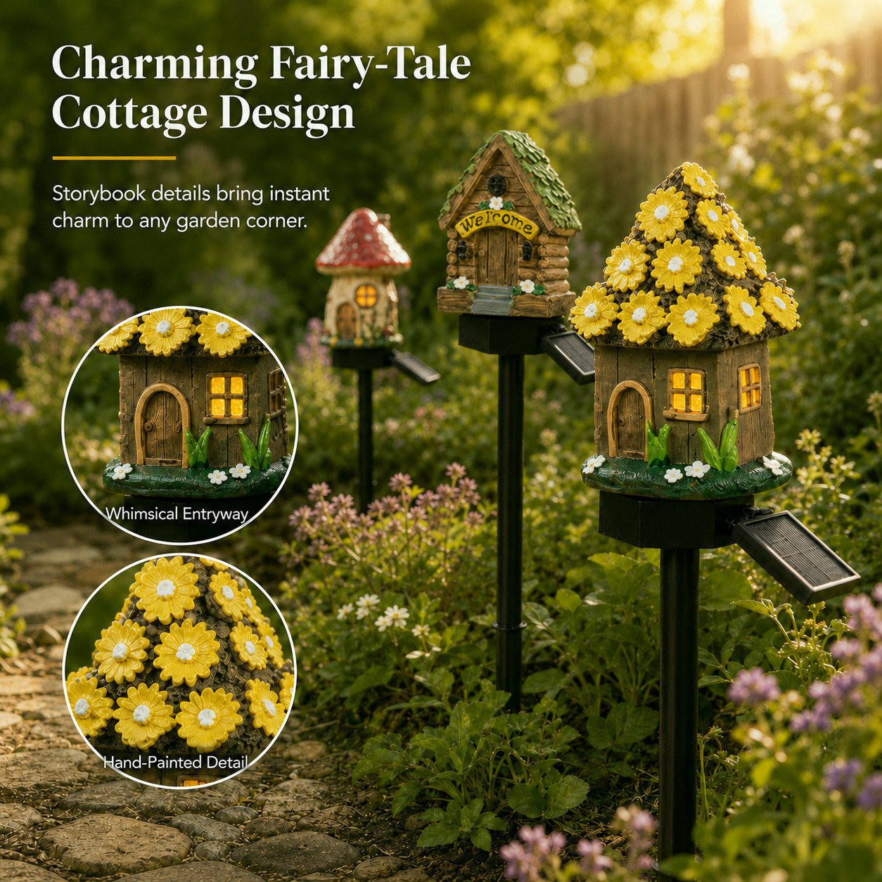 Enchanted Garden Lamps — Warm Glow, Pure Magic