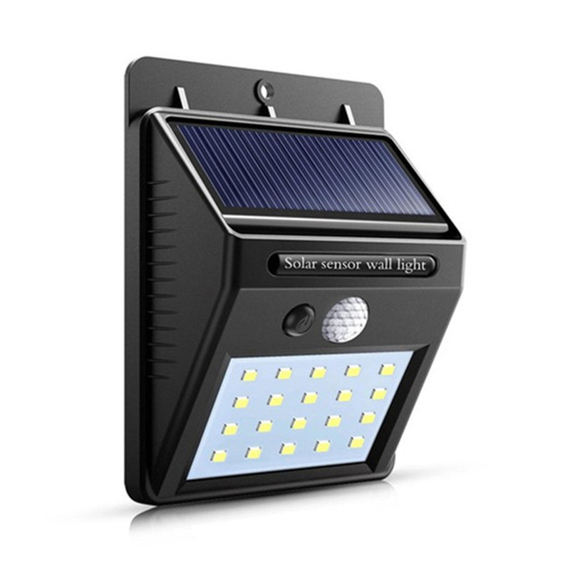 Solar-Powered LED Motion Sensor Lamp — Bright Security Light