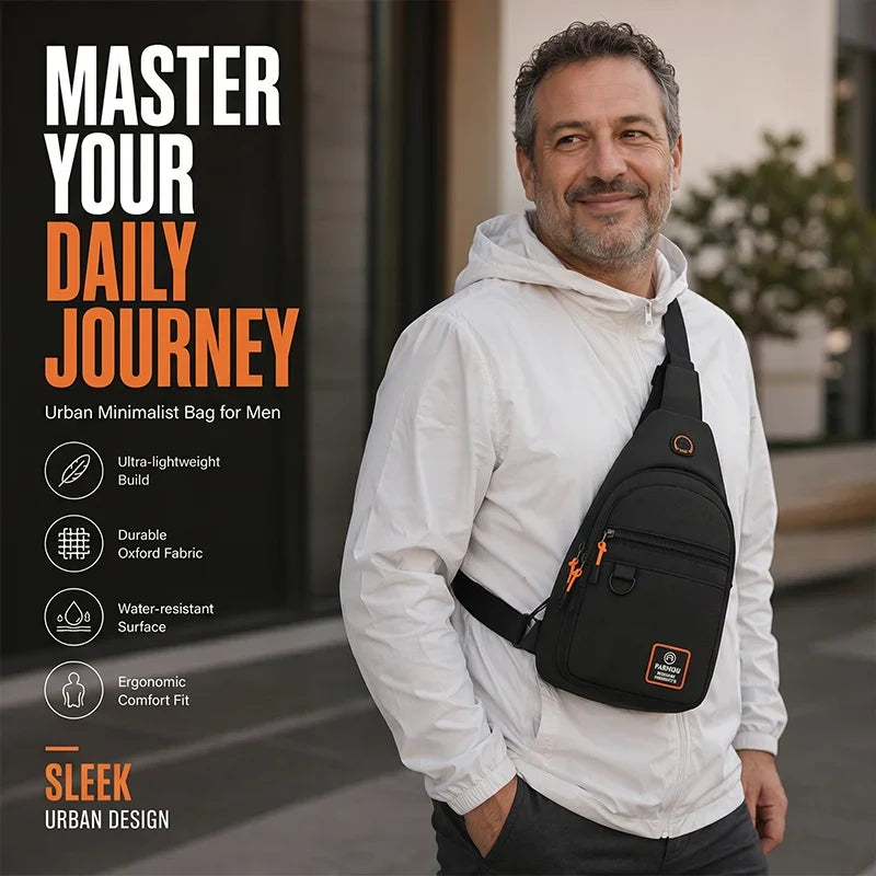 VentoGuard Sling Bag — Stay Dry, Organized, Unstoppable