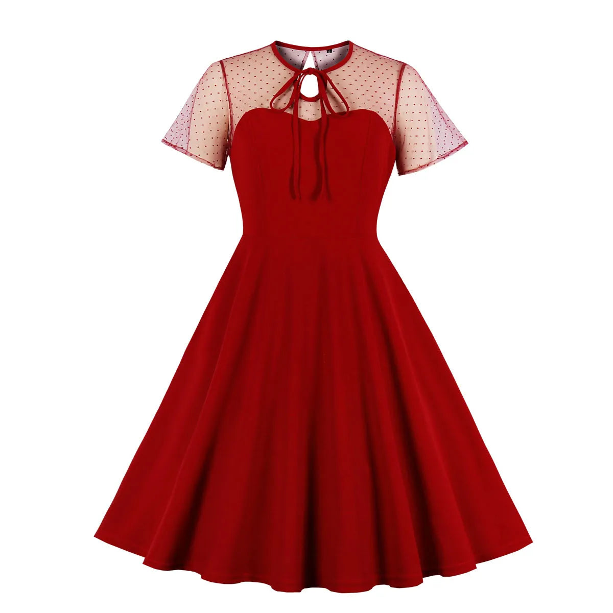 Maribel — Plus Size A-Line Cape Dress | 50% OFF