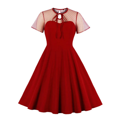 Maribel — Plus Size A-Line Cape Dress | 50% OFF