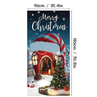 Holiday Door Cover — Instant Festive Joy