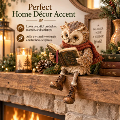 StoryNook Owl Figurine — Cozy Charm Sparks Joy