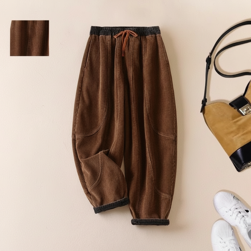 Nora — Cozy Corduroy Pants with Plush Lining