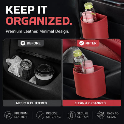 VeluraDrive — Leather Car Door Organizer | 50% OFF