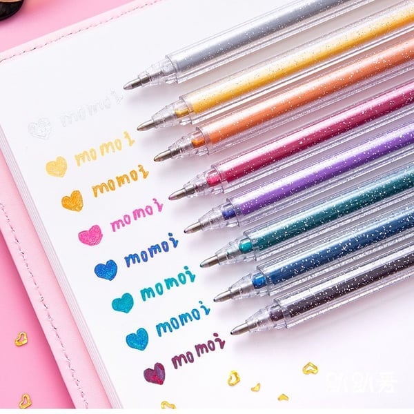 LusterScript Glow Gel Pens — Ignite Creativity Instantly