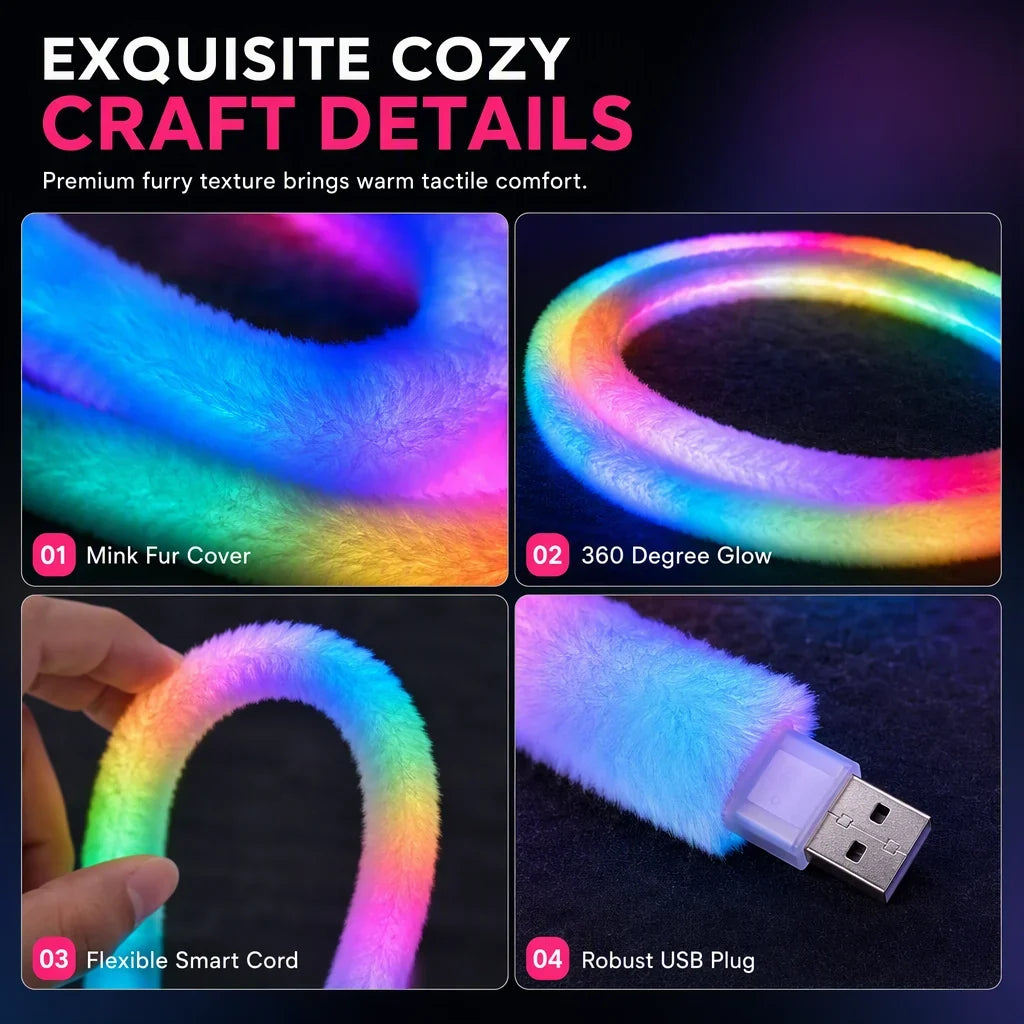Light strip of marten fur — Wrap Your World Warmth