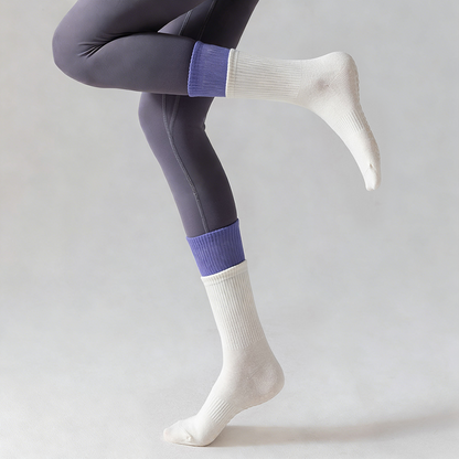 Amelia — Pilates Grip Socks Made of Breathable Cotton Blend Fabric
