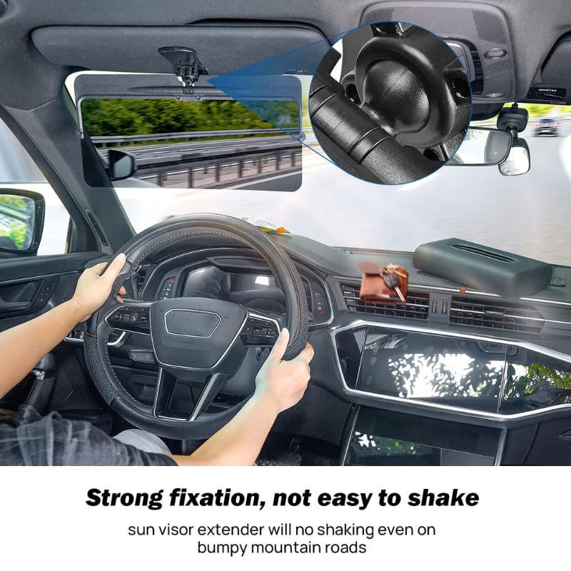 Polarized Car Sun Visor — Reduce Glare, Drive Safely