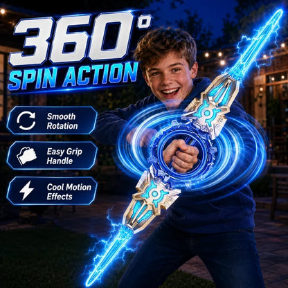 XyraBlaze Rechargeable Double-Blade Sword — Ignite Wild Imagination