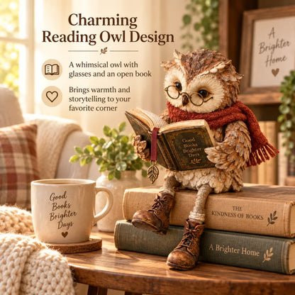 StoryNook Owl Figurine — Cozy Charm Sparks Joy
