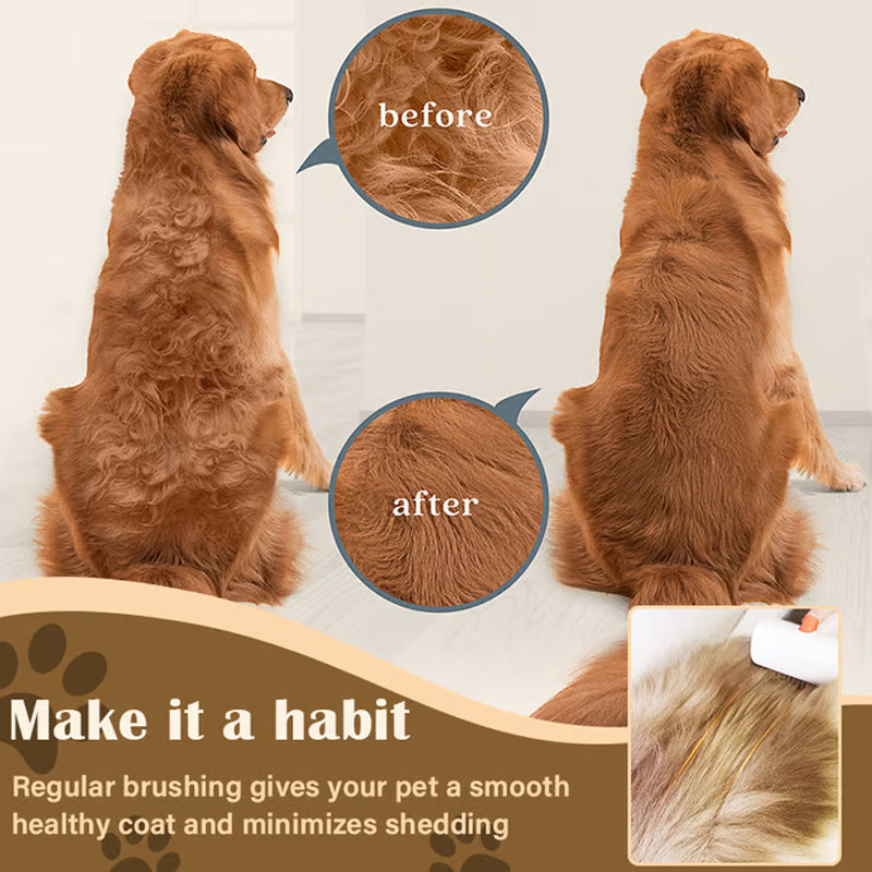 Elegant Double-Action Comb — Calm Coats, Content Pets