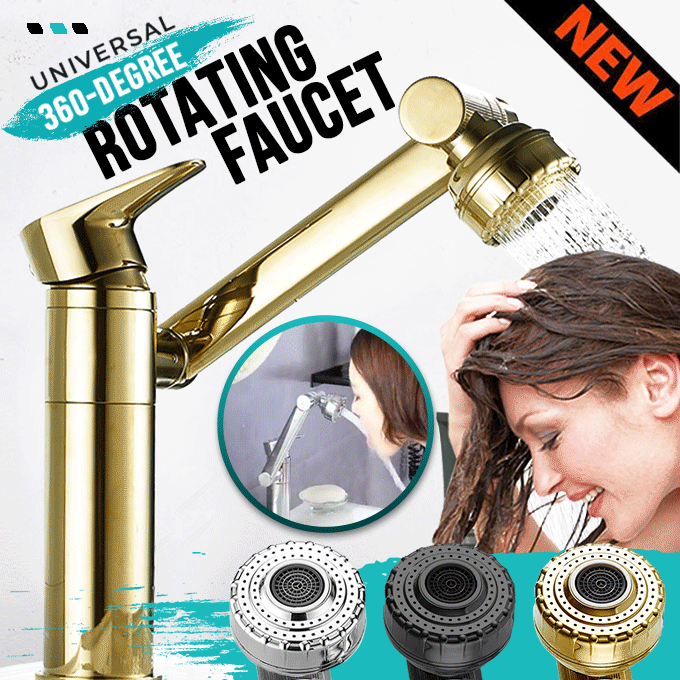 Universal 360-Degree Swivel Faucet — Effortless Water Freedom
