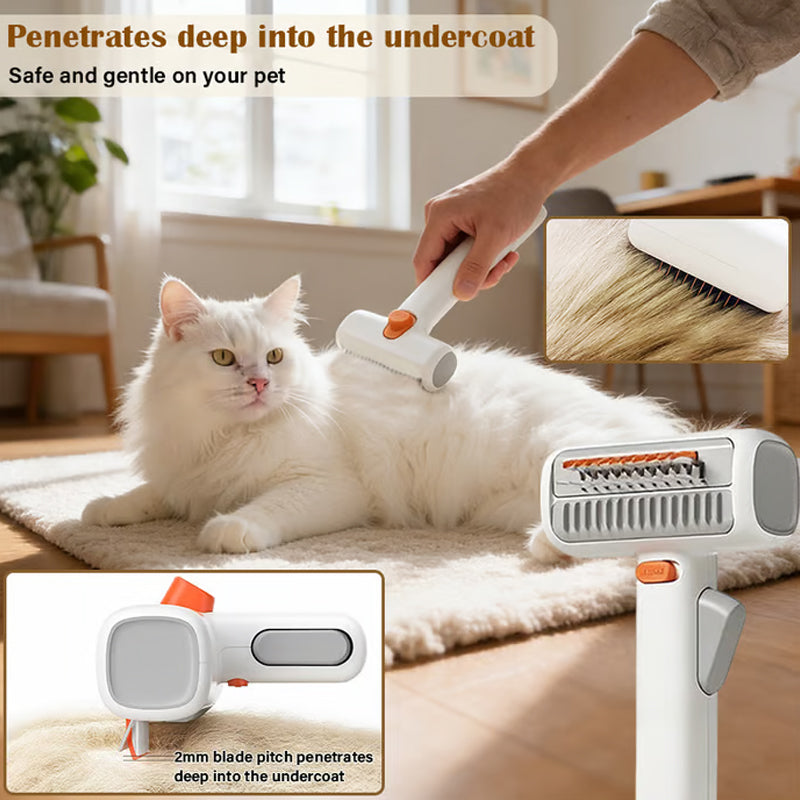 Elegant Double-Action Comb — Calm Coats, Content Pets