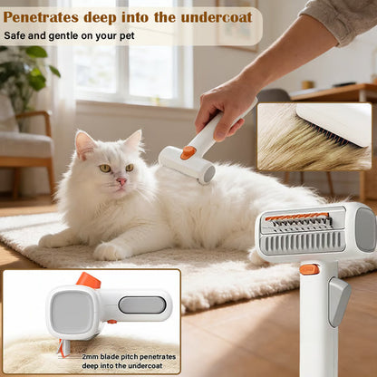 Elegant Double-Action Comb — Calm Coats, Content Pets