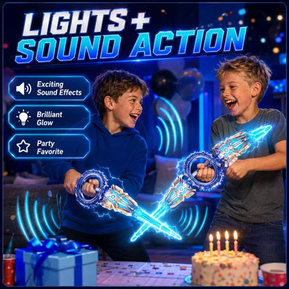 XyraBlaze Rechargeable Double-Blade Sword — Ignite Wild Imagination