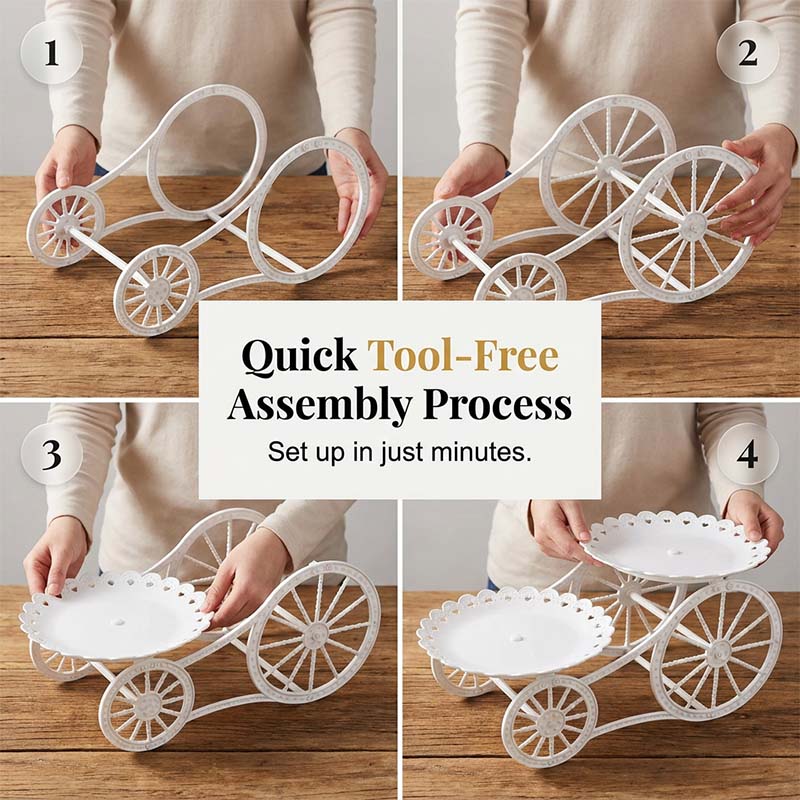 Two-Tier Snack Stand – Delight Every Guest