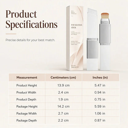 Velvety Matte Foundation Stick — Flawless, Confident, Radiant