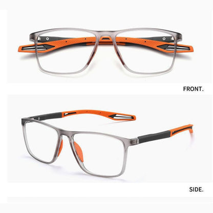Glasses with gently progressive multifocal lenses – clear all-day comfort