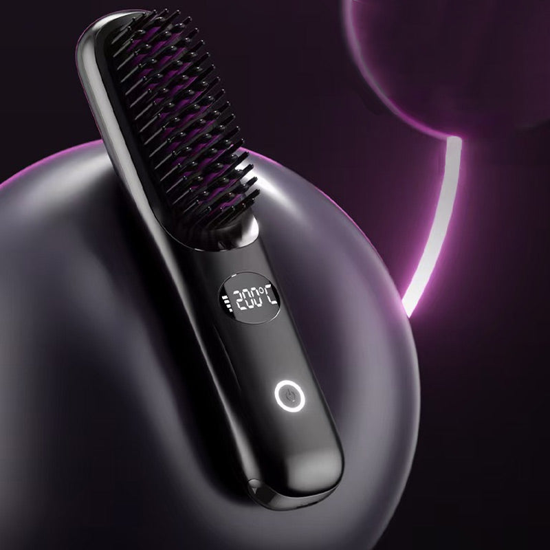 VibeBrush Wireless Straightener — Effortless Shine Anywhere