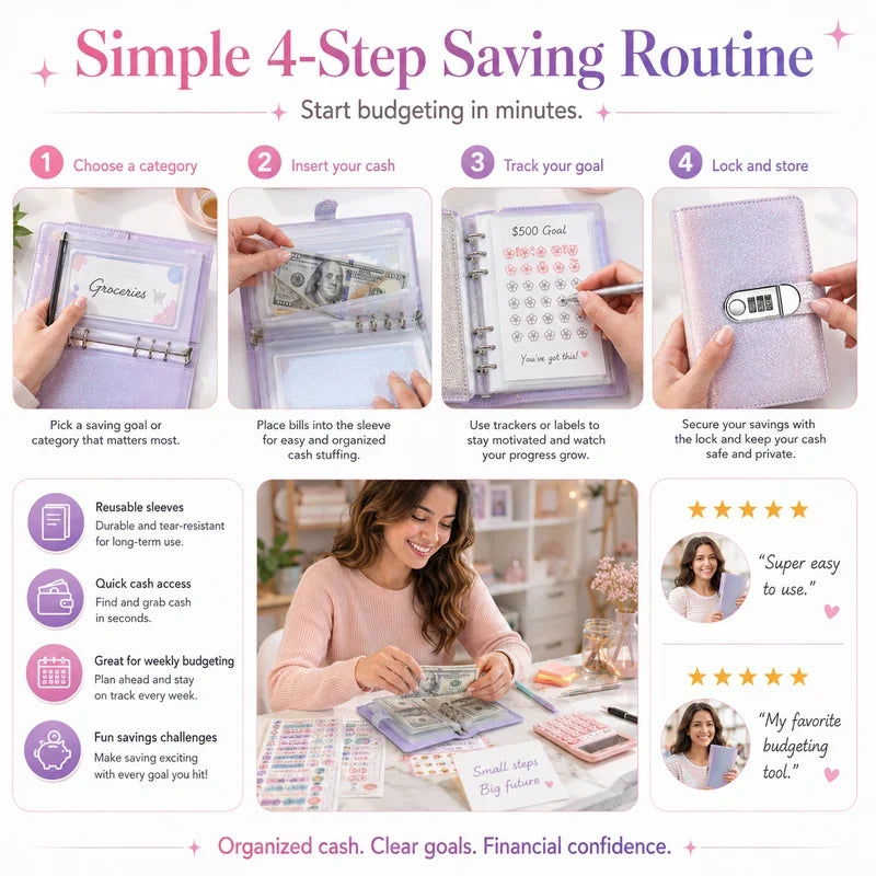 LuxeLock Budget Vault — Secure, Stylish Money Control