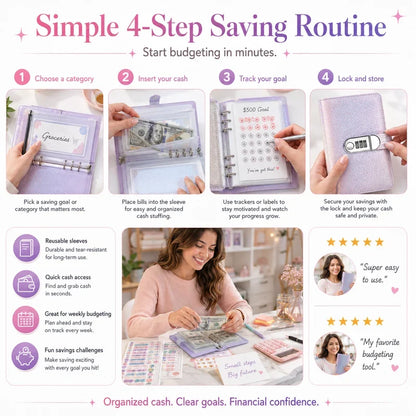 LuxeLock Budget Vault — Secure, Stylish Money Control
