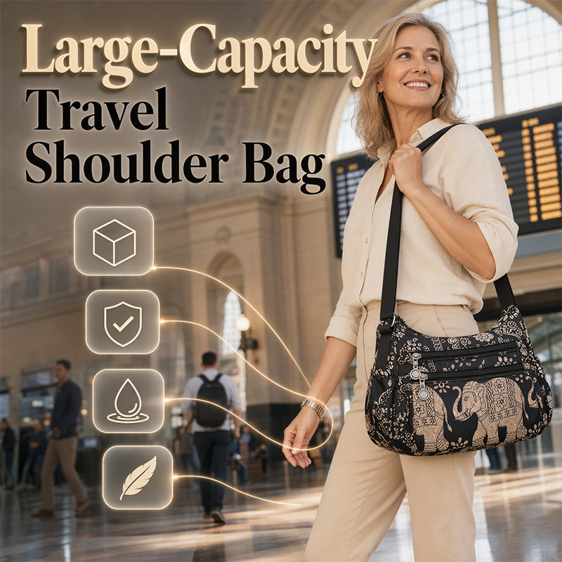 Sophie — Splash-Proof Nylon Crossbody Bag with Adjustable Strap
