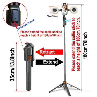 Spotlight Selfie Stick — Capture Perfect Radiance