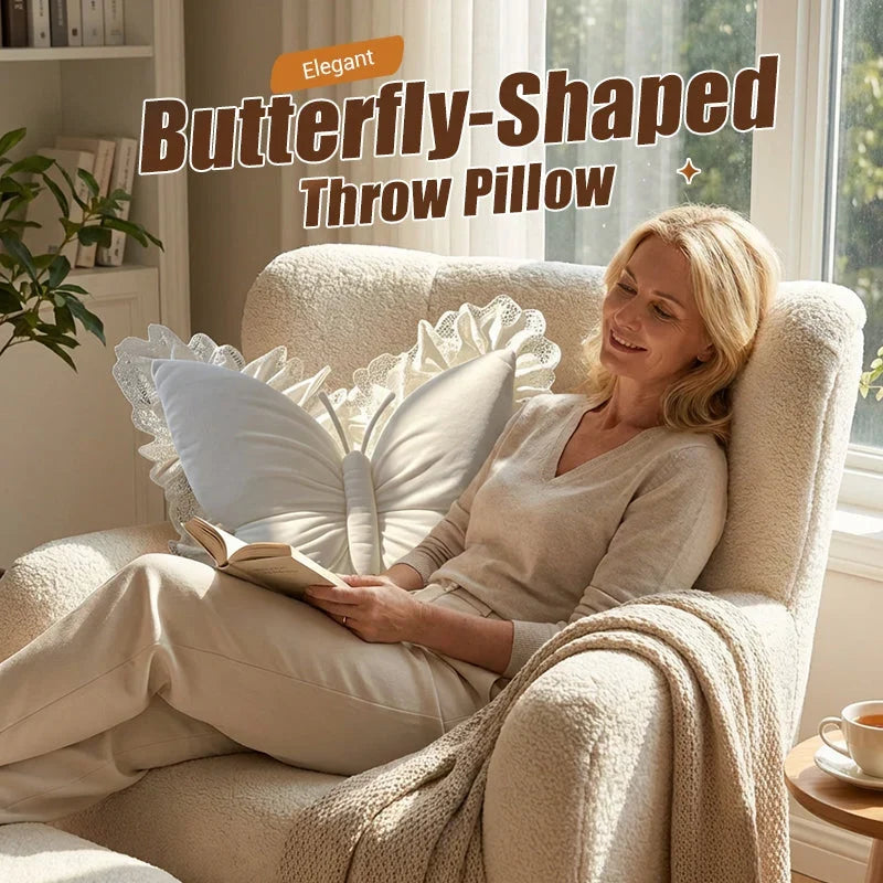 Butterfly Pillow — Instant Cozy Elegance