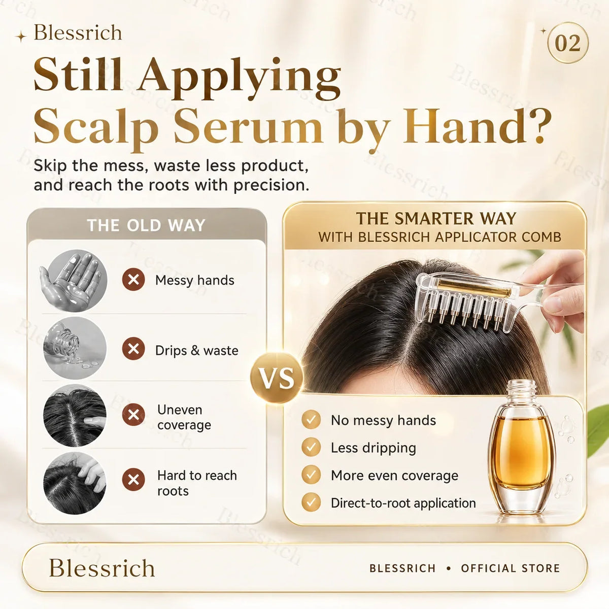 NovaScalp Serum Comb — Precise Care, Confident Scalp