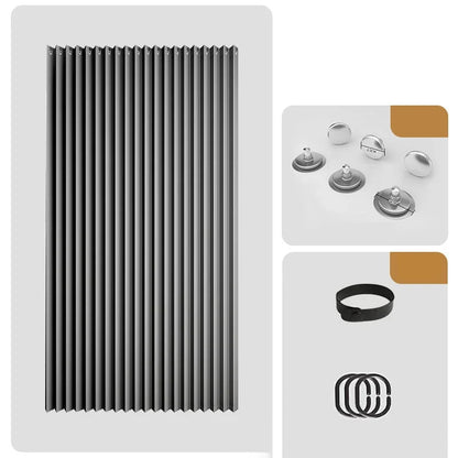 Accordion Curtain — Instant Privacy, Zero Damage