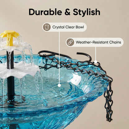 SolarFlow – Solar Water Fountain | 50% OFF