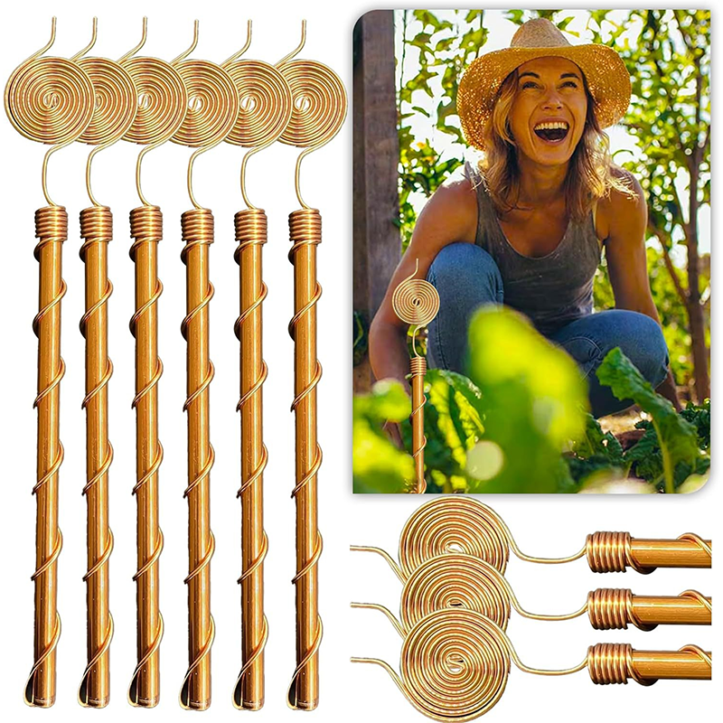 Copper Spiral Stake — Ignite Explosive Plant Growth