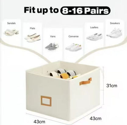 ShoeVault — Foldable Shoe Organizer | 50% OFF