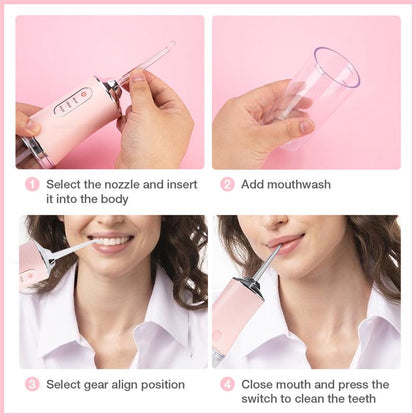 HydraPearl — Portable Water Flosser | 50% OFF