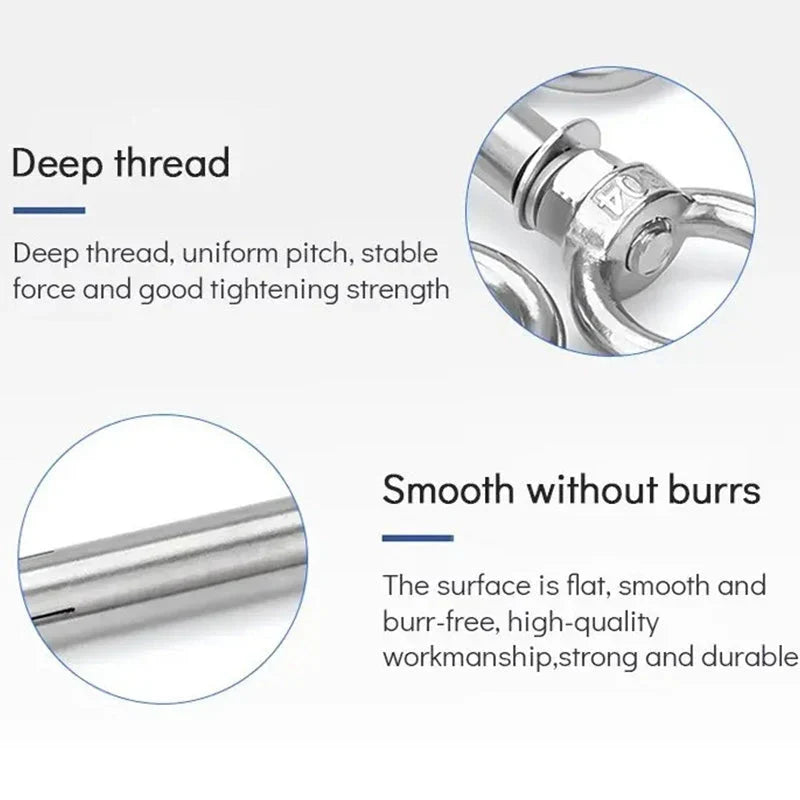 TitanGrip — Stainless Steel Expansion Bolts | 50% OFF