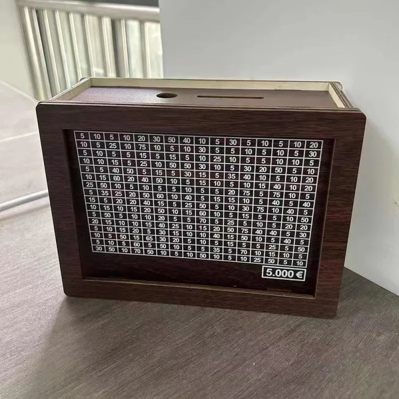 WealthBox — Wooden Savings Goal Bank | 50% OFF
