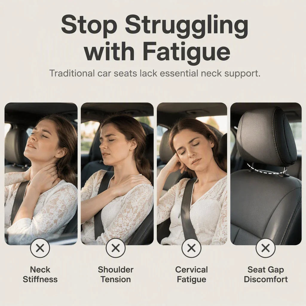 LuxuraHalo Neck Support Cushion — Drive Pain-Free Comfort