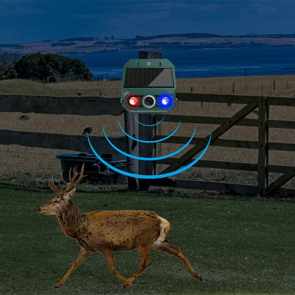 Animal protection device — Silent, solar-powered for peace