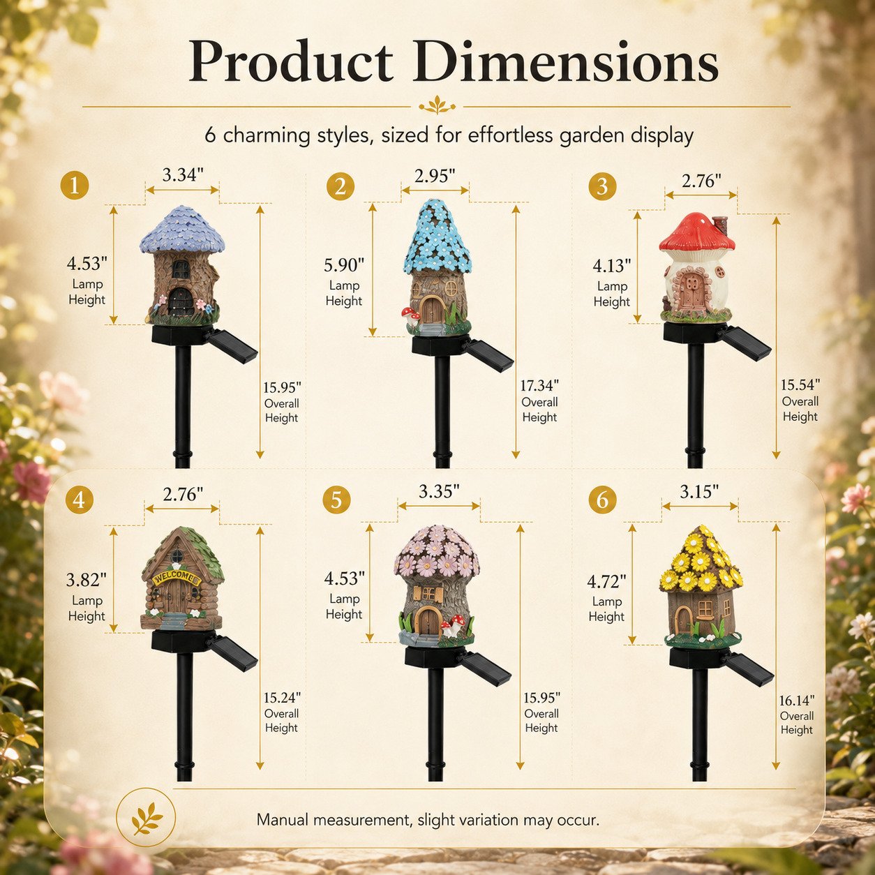 Enchanted Garden Lamps — Warm Glow, Pure Magic
