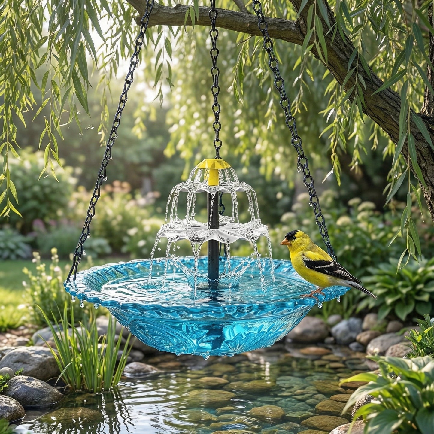 SolarFlow – Solar Water Fountain | 50% OFF