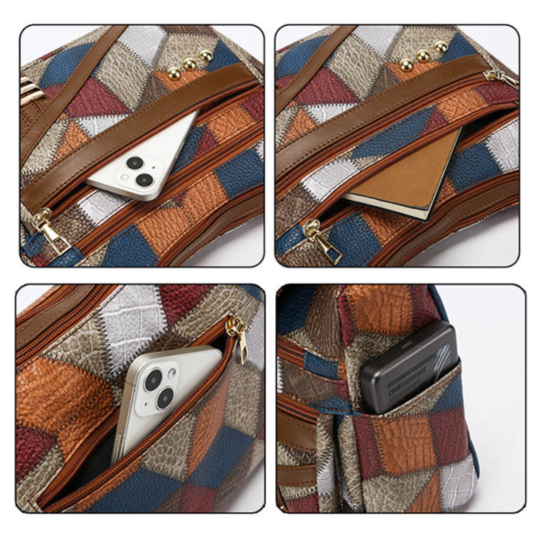 Elise – Soft Leather Bag with Adjustable Shoulder Strap