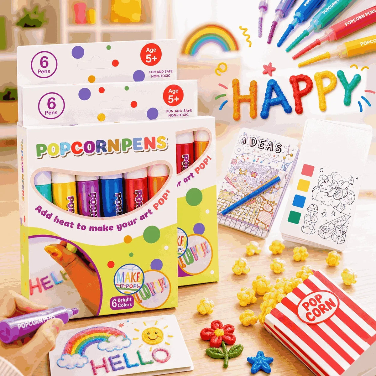 Magic Popcorn Paints Pens — Ignite Creative Discovery