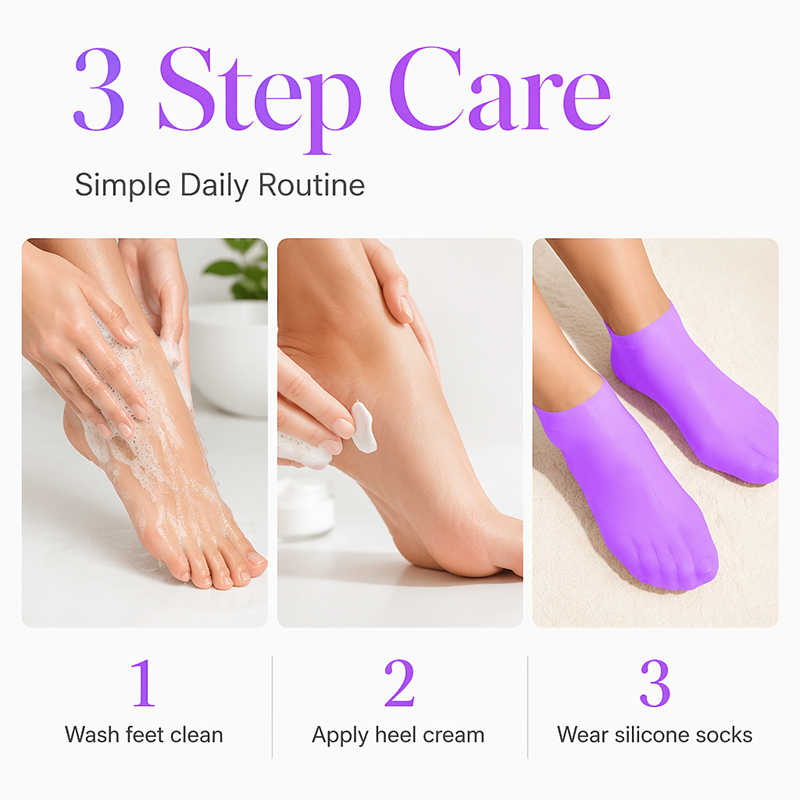 Hydrating Silicone Socks — Silk-Soft Feet Instantly