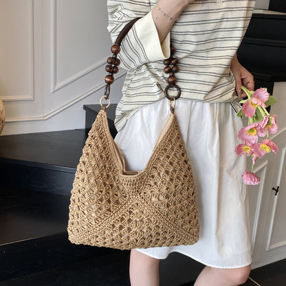 Artisan-Handcrafted Woven Tote — Effortless Style Confidence