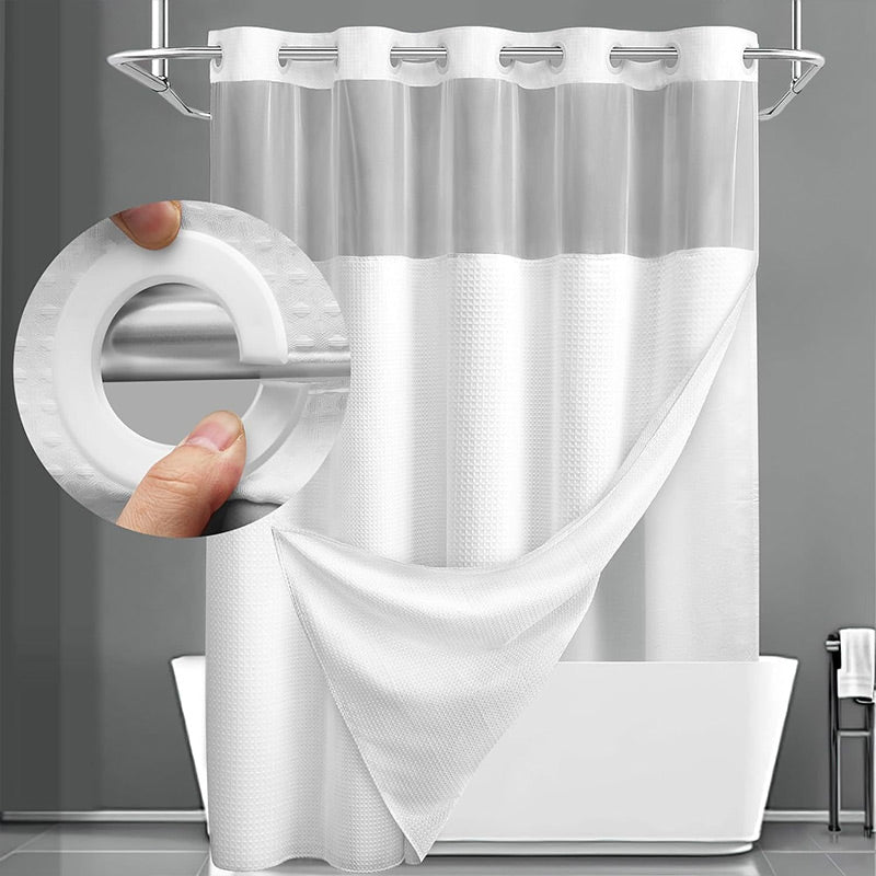 Shower Privacy Curtain — Keep Dry, Brighten Mood