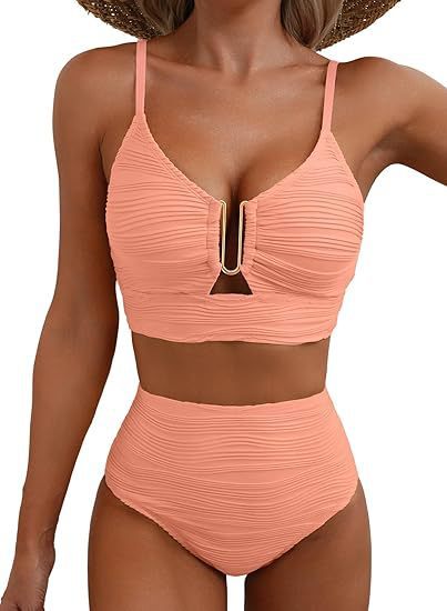 Amelia — Push-Up High Waist Bikini for Women