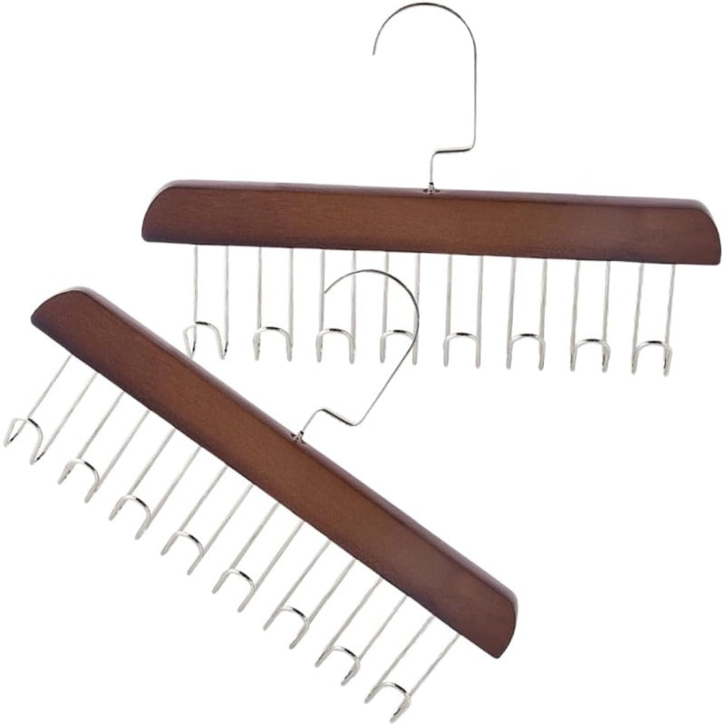 Timeless Wood & Steel Multi Hook Holder – Instant Order, Effortless Elegance