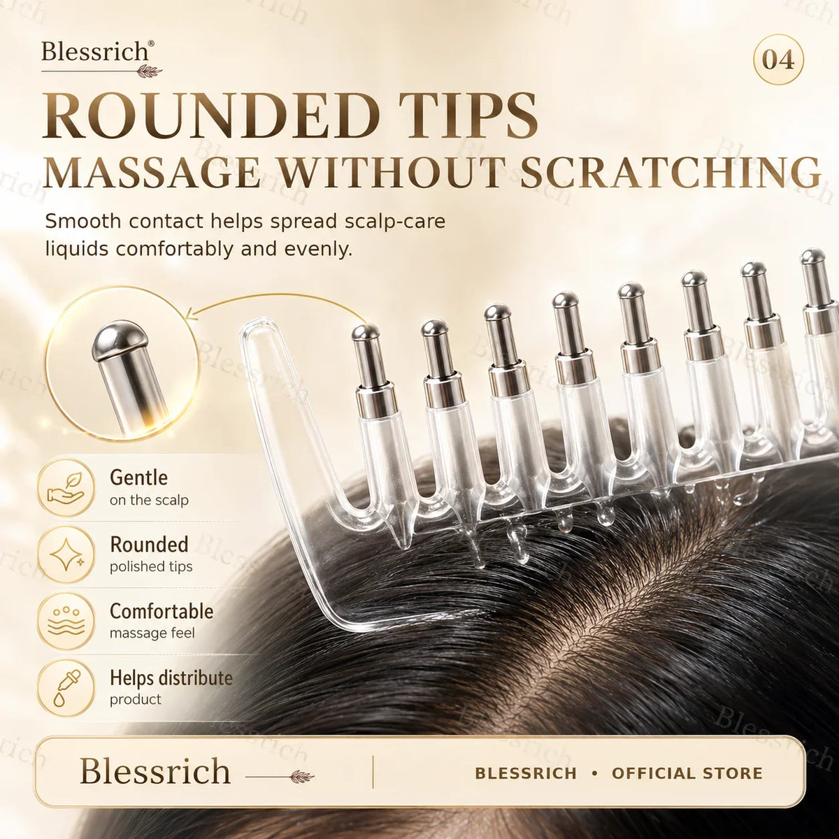 NovaScalp Serum Comb — Precise Care, Confident Scalp