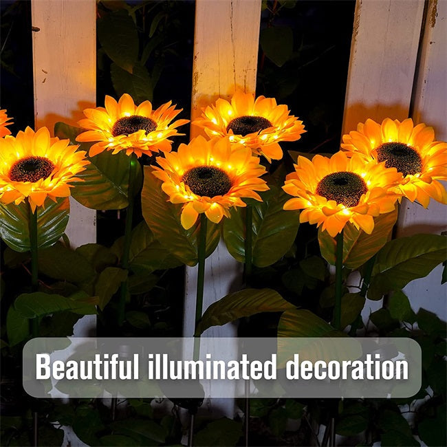 SunGlow — Solar Sunflower Lights | 50% OFF